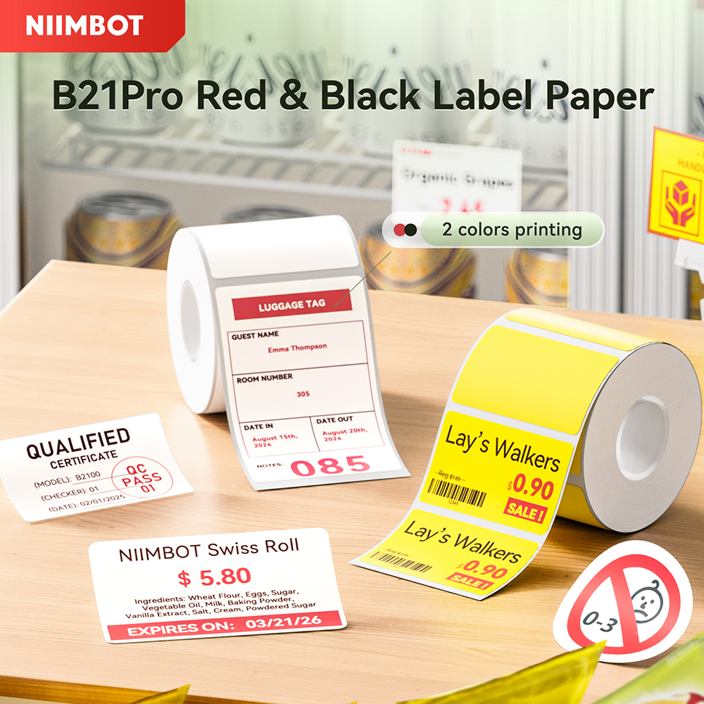 Commercial Shirt Printing Machine - 1 Roll Thermal Adhesive Red Black