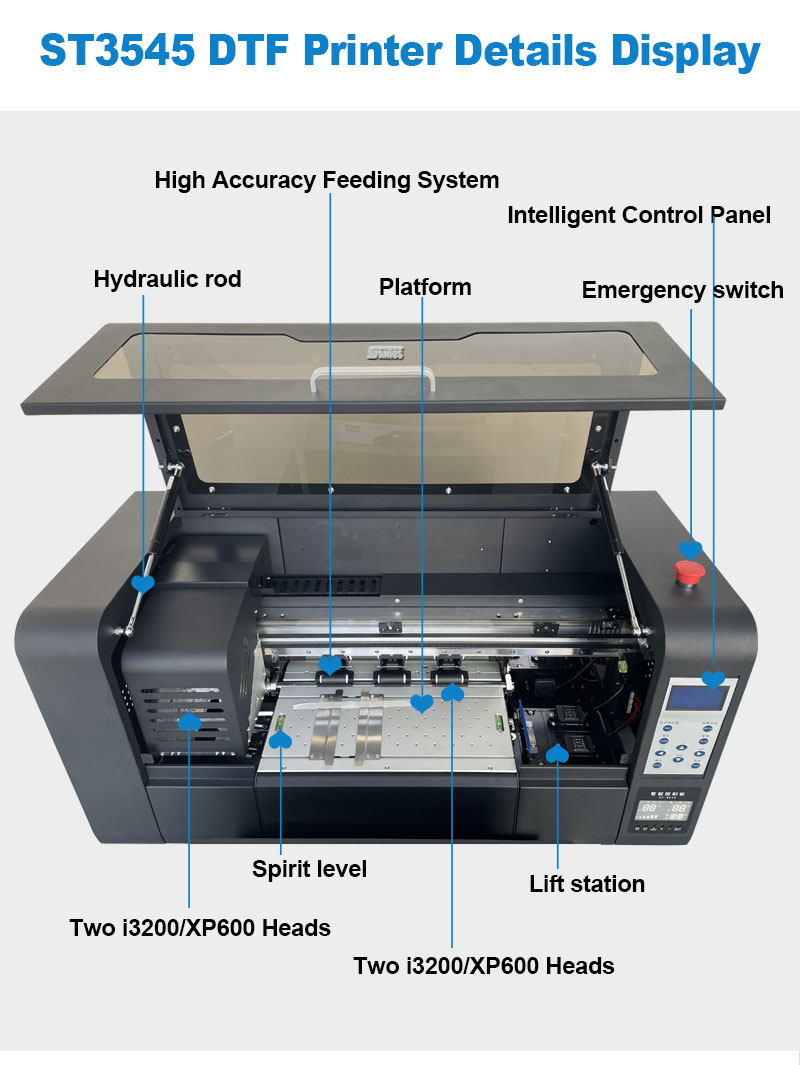 30CM A3 DTF Printer Xp600/I320 - Commercial Shirt Printing Machine ulasan dan harga