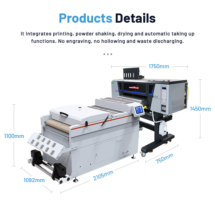2025Kingjet Dtf Printer I3200  - Dtf Powder Shaker ulasan dan harga